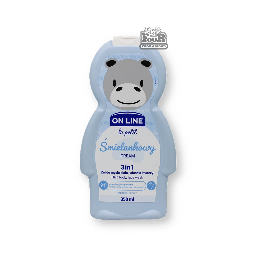 Շամպուն մանկական և լոգանքի փրփուր 3-ը 1-ում «On Line Cream» 350մլ